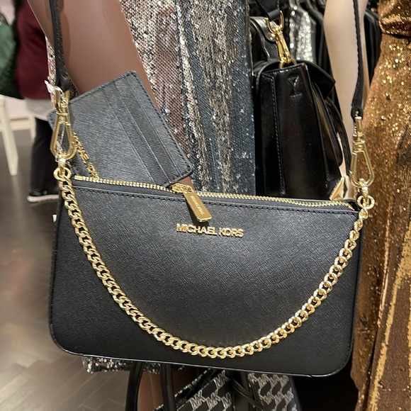 MICHAEL KORS 
Jet Set Md Crossbody XBody Shoulder Bag + Card Holder Boxed Set - Picture 13 of 16